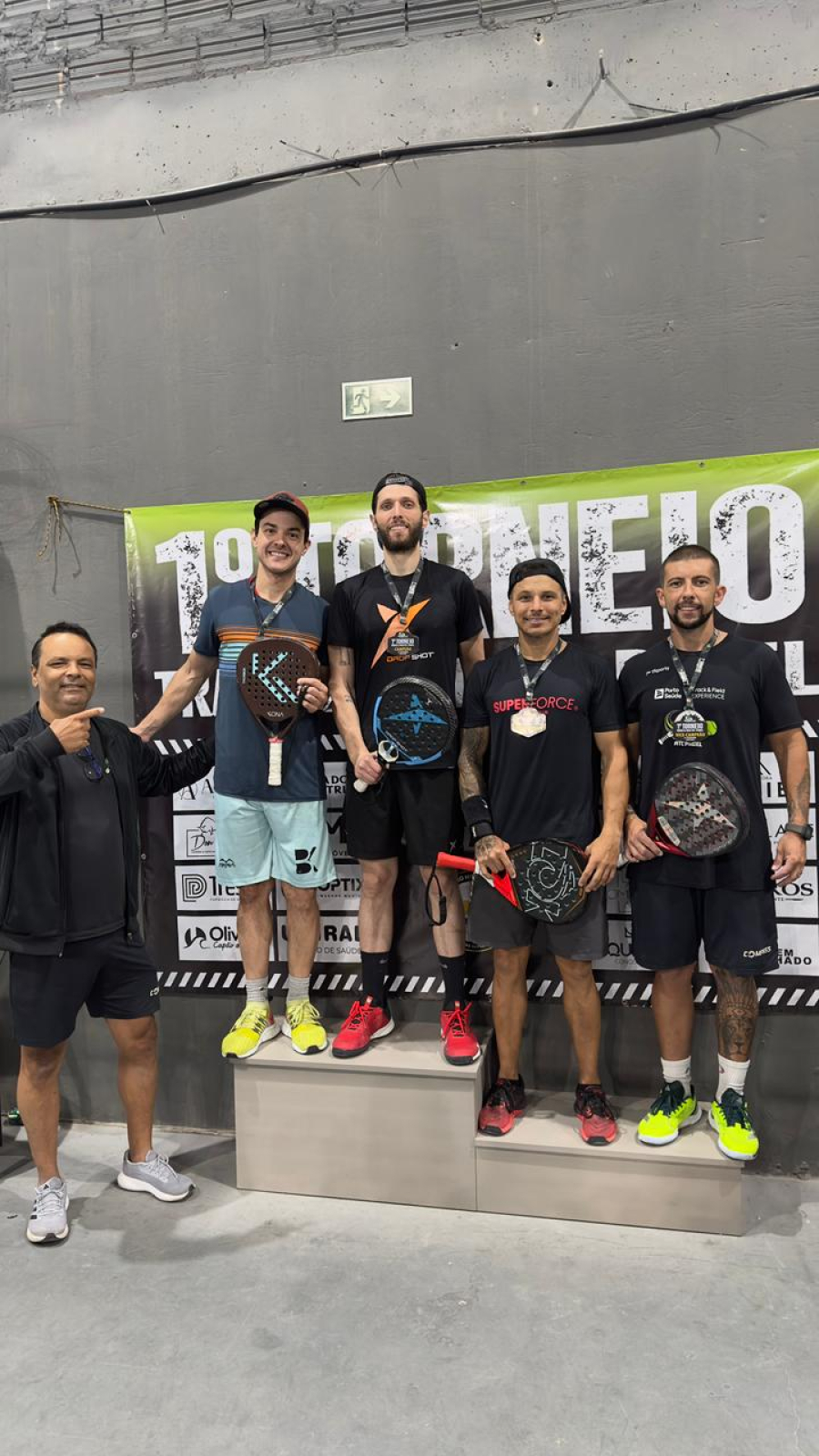 ATL Padel divulga campeões do 1º Torneio Track & Field realizado 